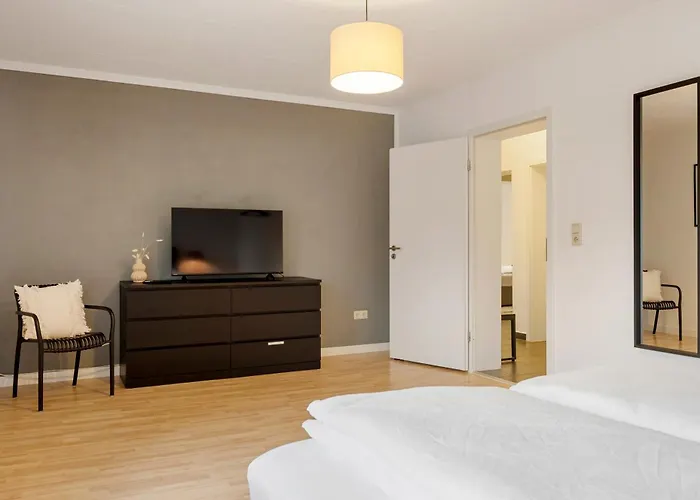 Apartamento Lahnblick 3 Schlafzimmer, Parkplatz, Wlan